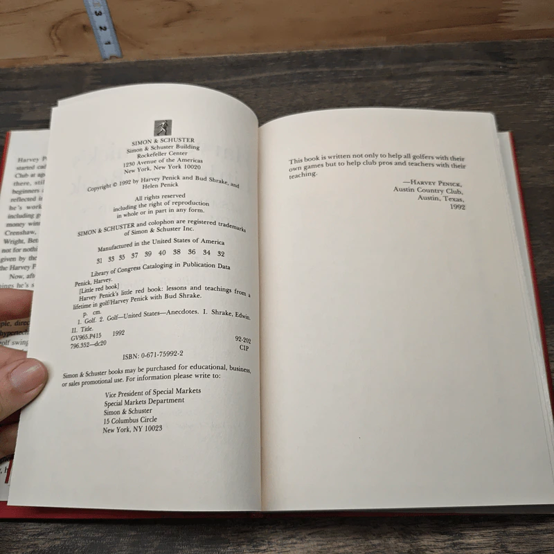 Harvey Penick's Little Red Book - Harvey Penick, Bud Shrake รูปที่ 6