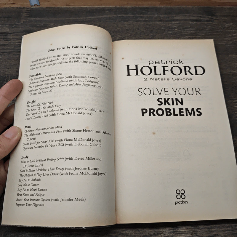 Solve Your Skin Problems - Patrick Holford รูปที่ 6