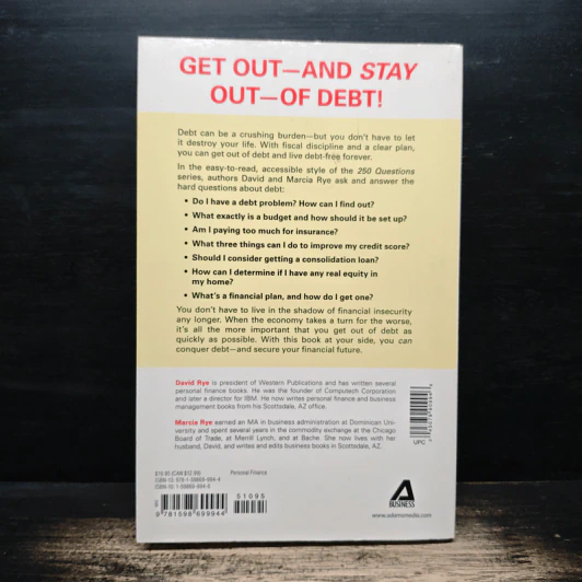 The 250 Questions You Should Ask to Get Out of Debt - David Rye, Marcia Rye รูปที่ 2
