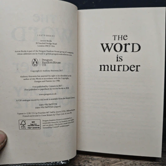 The Word Is Murder - Anthony Horowitz รูปที่ 6