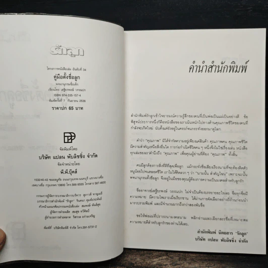 คู่มือตั้งชื่อลูก พจนานุกรมชื่อเด็ก - เสฐียรพงษ์ วรรณปก รูปที่ 6