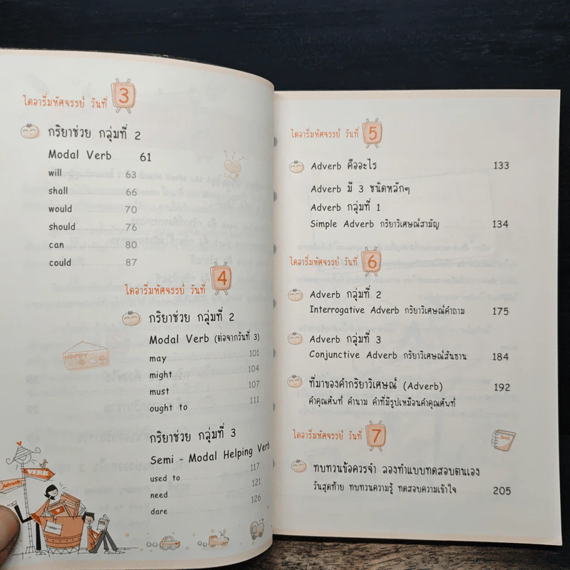 ไดอารี่มหัศจรรย์ 7 วันฉันเก่ง Verbs & Adverbs - ศิริพร โตพึ่งพงศ์ รูปที่ 8