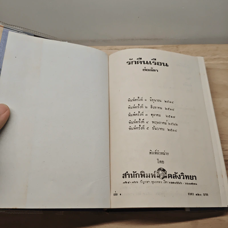 รักคืนเรือน 2 เล่มจบ - ช่อลัดา รูปที่ 6