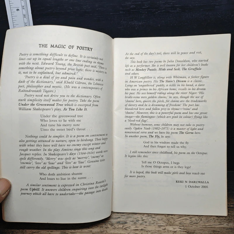 Poetry Magic Book 6 - Keki N. Daruwalla รูปที่ 6