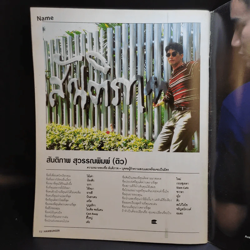 Hamburger ปีที่ 1 ฉบับที่ 1 ส.ค.2545 ฉบับปฐมฤกษ์ รูปที่ 13