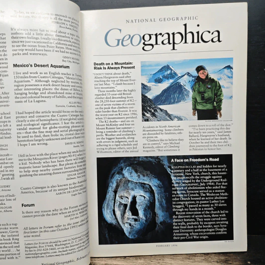 NATIONAL GEOGRAPHIC Vol.189 No.2 February 1996 รูปที่ 7