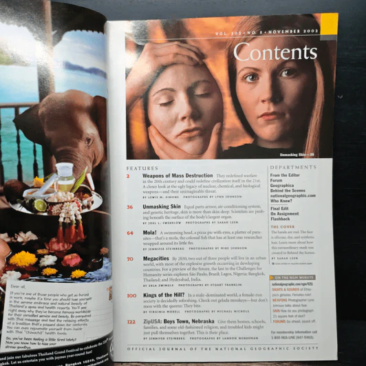 NATIONAL GEOGRAPHIC November 2002 รูปที่ 7