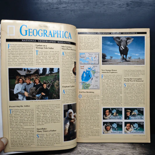 NATIONAL GEOGRAPHIC Vol.174 No.4 October 1988 รูปที่ 7