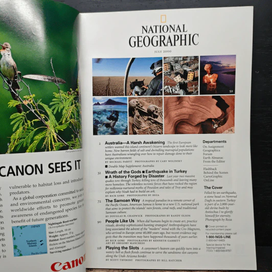 NATIONAL GEOGRAPHIC Vol.198 No.1 July 2000 รูปที่ 6