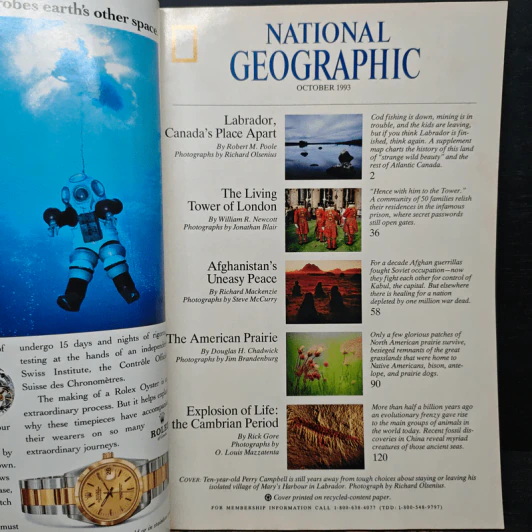 NATIONAL GEOGRAPHIC Vol.184 No.4 October 1993 รูปที่ 7