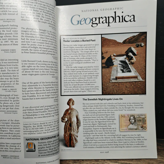 NATIONAL GEOGRAPHIC Vol.193 No.5 May 1998 รูปที่ 7