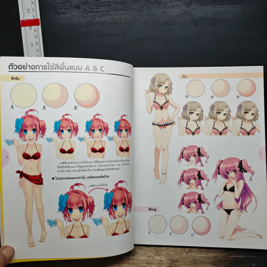 วาดโมเอะคาแรคเตอร์แบบมืออาชีพ ฉบับการวาดสีหน้าท่าทางและการแสดงอารมณ์ - Kaneda Koubou รูปที่ 7