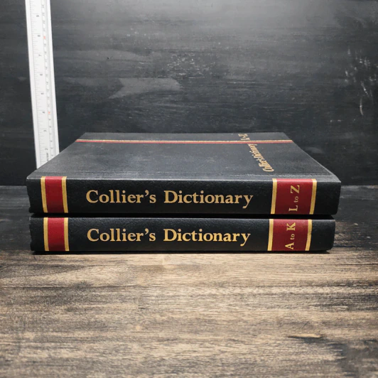 Collier's Dictionary 2 Books A to K , L to Z รูปที่ 3