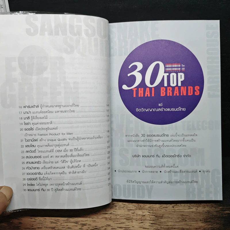 30 Top Thai Brands 30 ยอดแบรนด์ไทย รูปที่ 8