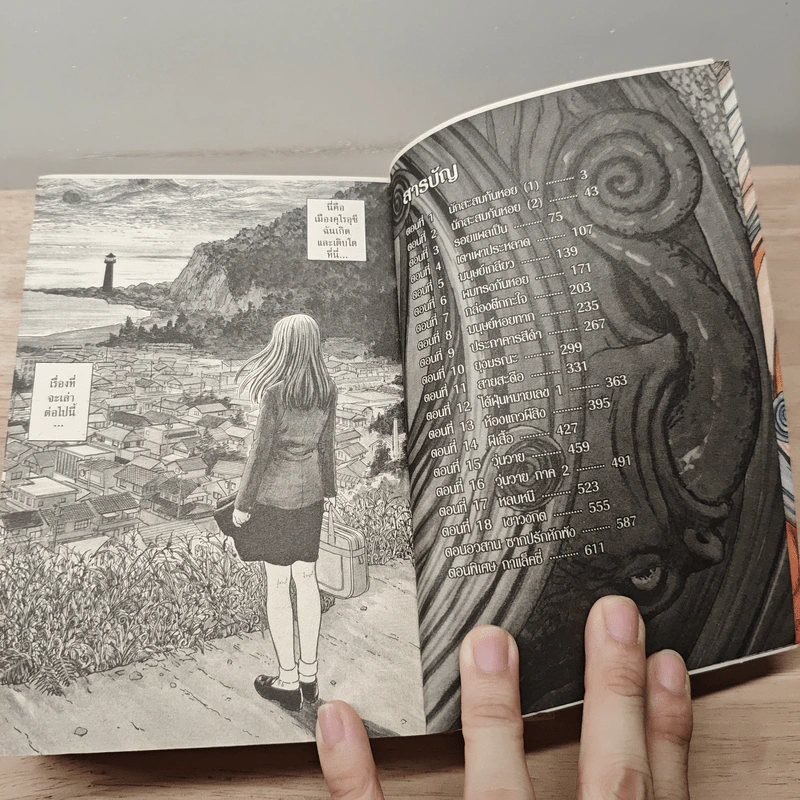 ก้นหอยมรณะ เล่มเดียวจบ - Junji Ito รูปที่ 6