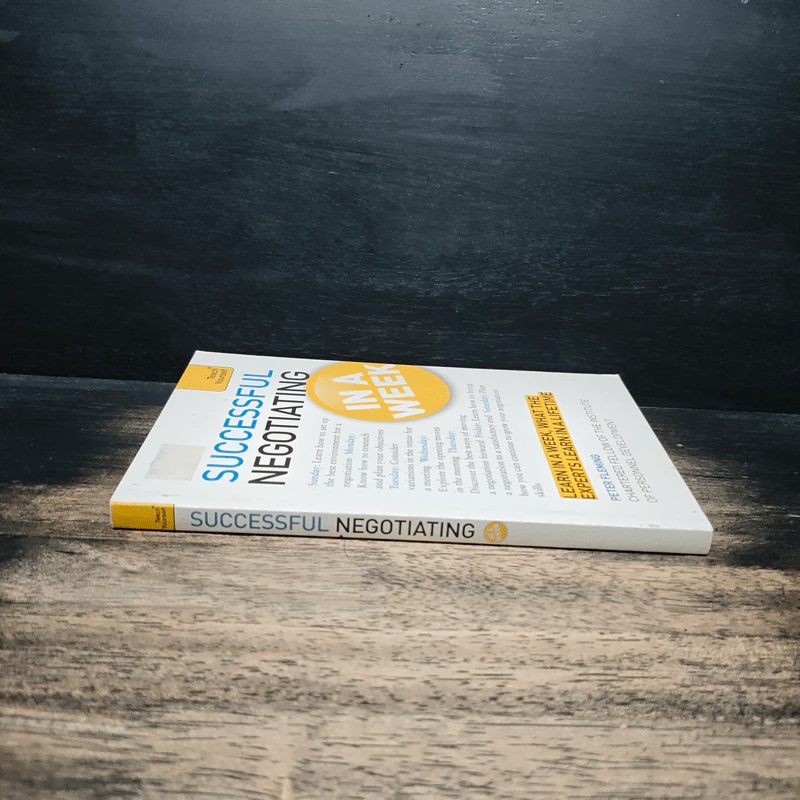 Negotiation Skills In A Week - Peter Fleming รูปที่ 3