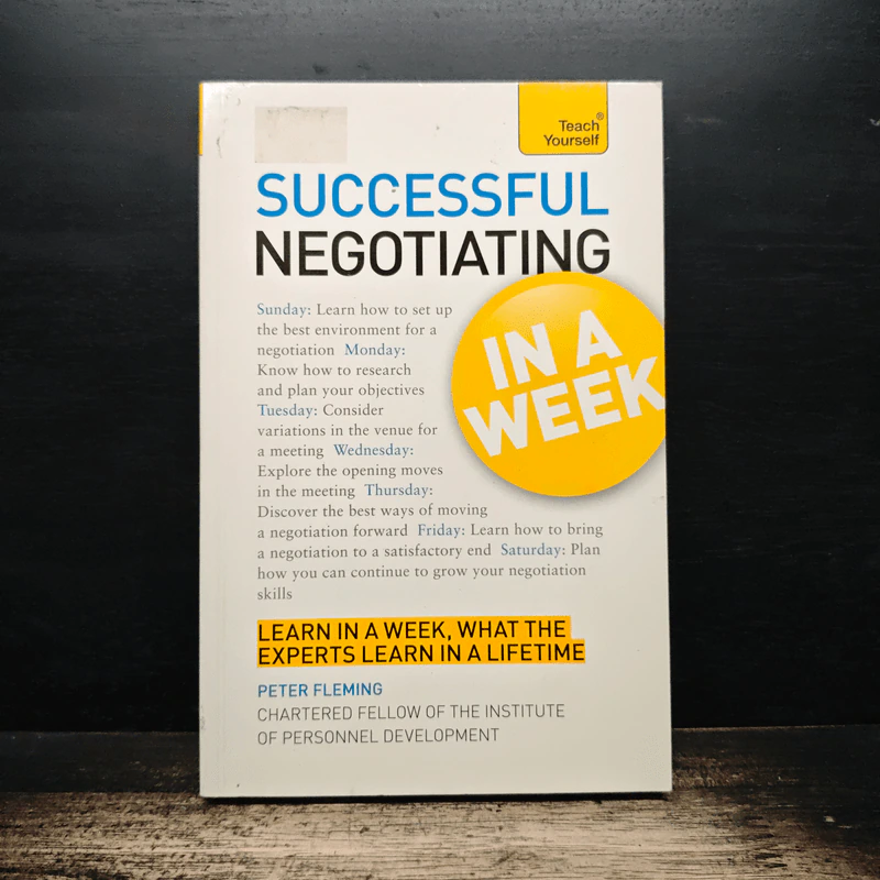 Negotiation Skills In A Week - Peter Fleming รูปที่ 1