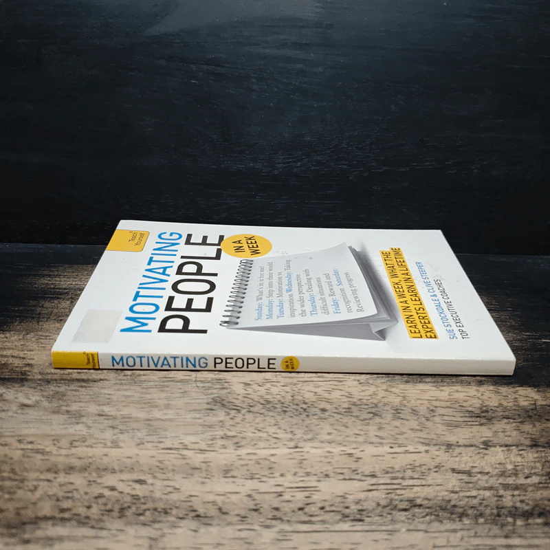 Teach Yourself Motivating People In A Week - Sue Stockdale, Clive Steeper รูปที่ 3