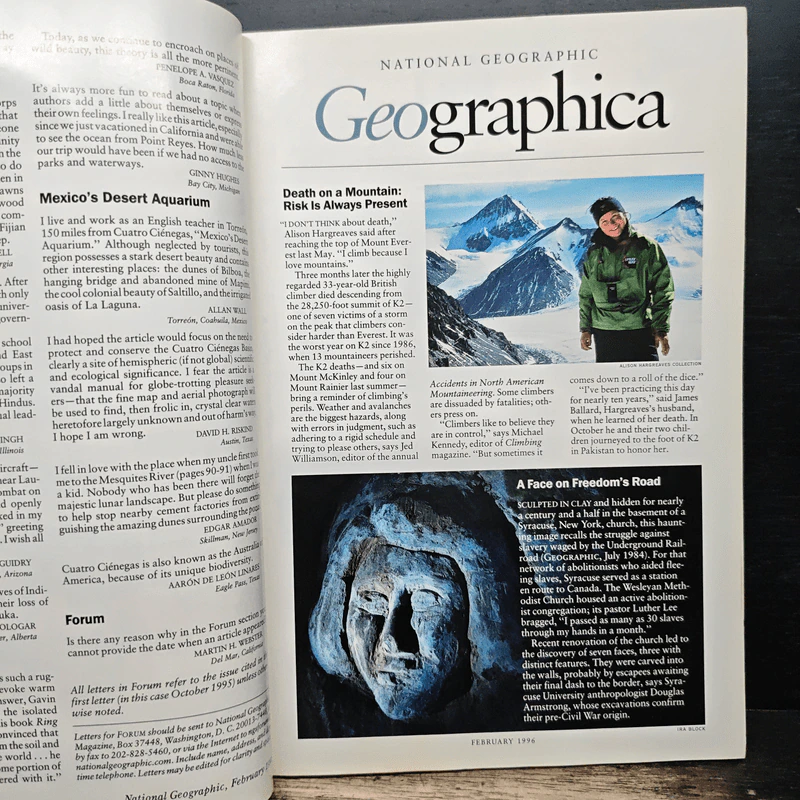 NATIONAL GEOGRAPHIC Vol.189 No.2 February 1996 รูปที่ 7