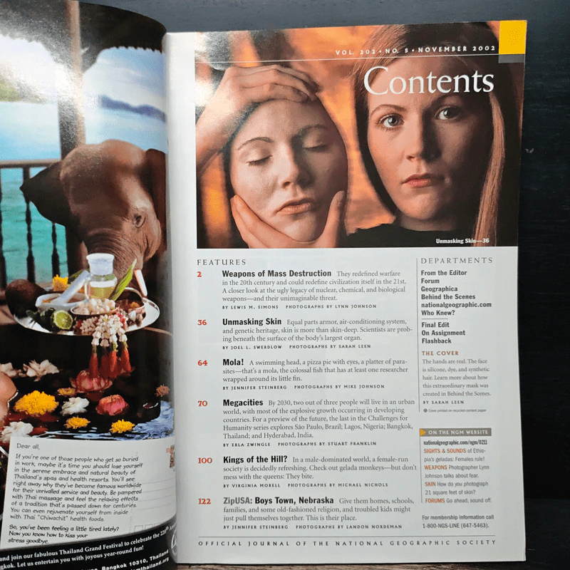 NATIONAL GEOGRAPHIC November 2002 รูปที่ 7