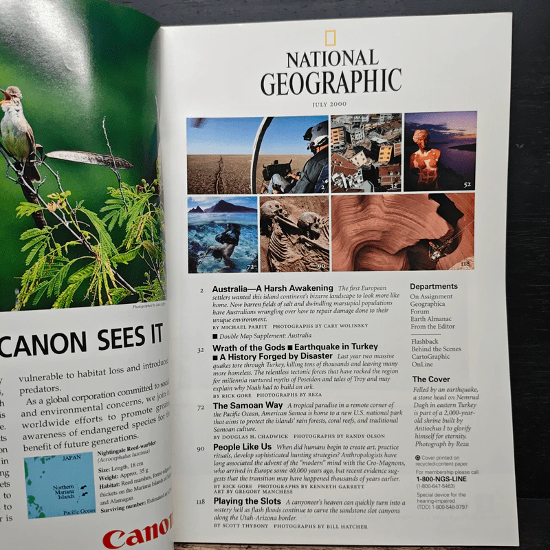 NATIONAL GEOGRAPHIC Vol.198 No.1 July 2000 รูปที่ 6