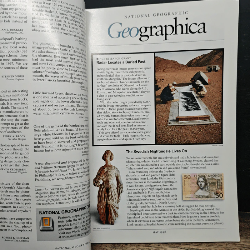 NATIONAL GEOGRAPHIC Vol.193 No.5 May 1998 รูปที่ 7