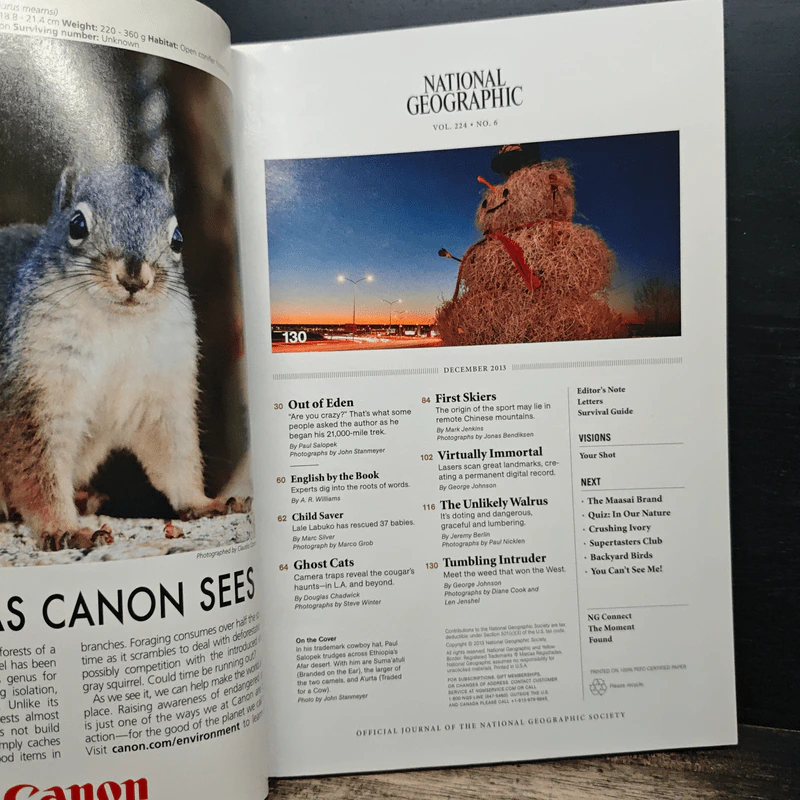 NATIONAL GEOGRAPHIC  December 2013 รูปที่ 7
