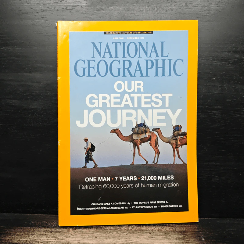 NATIONAL GEOGRAPHIC  December 2013 รูปที่ 1
