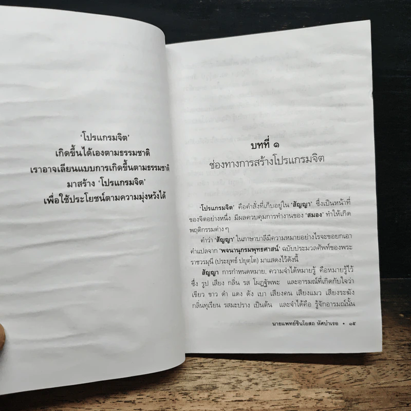 วิธีการสร้างโปรแกรมจิต - นายแพทย์ชินโอสถ หัศบำเรอ รูปที่ 8
