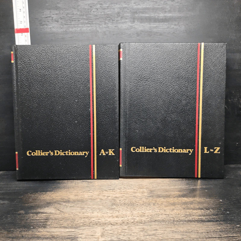 Collier's Dictionary 2 Books A to K , L to Z รูปที่ 1