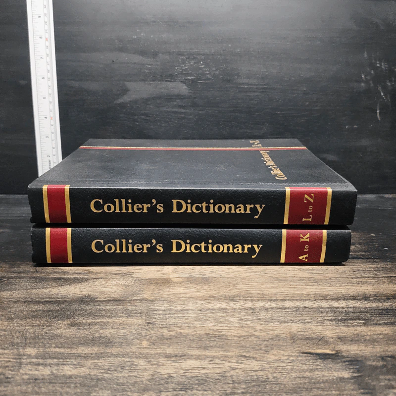 Collier's Dictionary 2 Books A to K , L to Z รูปที่ 3