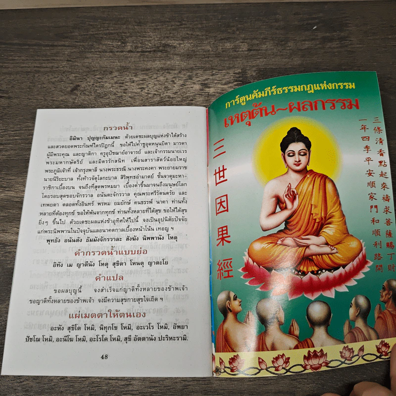 การ์ตูนคัมภีร์ธรรม เหตุต้น-ผลกรรม รูปที่ 9