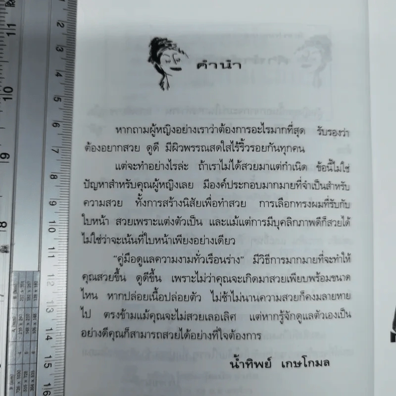 คู่มือดูแลความงามทั่วเรือนร่าง - น้ำทิพย์ เกษโกมล รูปที่ 7