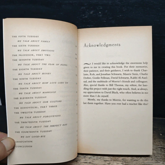 Tuesdays with Morrie - Mitch Albom รูปที่ 8