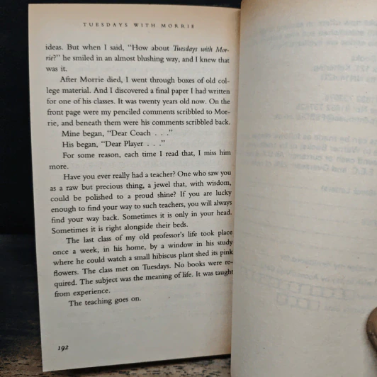 Tuesdays with Morrie - Mitch Albom รูปที่ 10