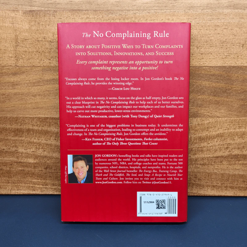 The No Complaining Rule - Jon Gordon รูปที่ 5