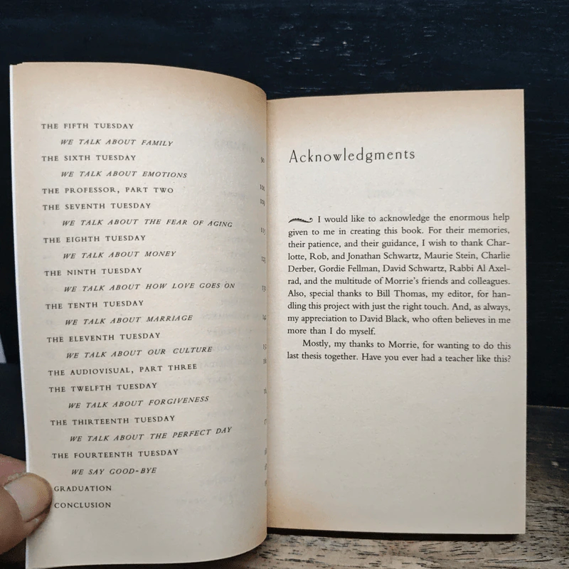 Tuesdays with Morrie - Mitch Albom รูปที่ 8