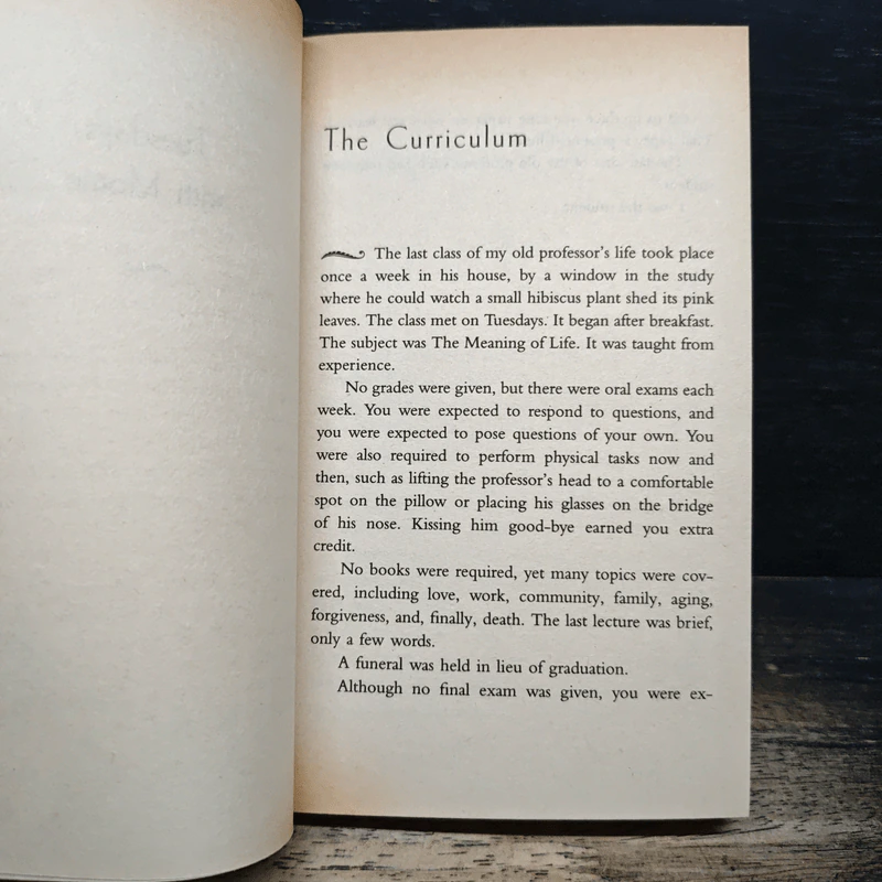Tuesdays with Morrie - Mitch Albom รูปที่ 9