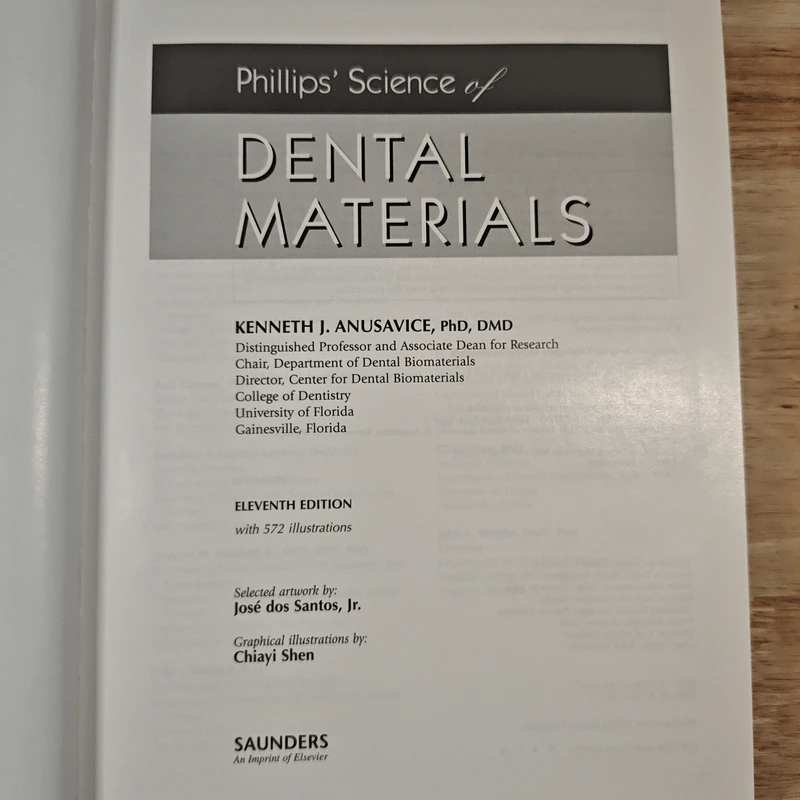Phillips' Science of Dental Materials รูปที่ 6