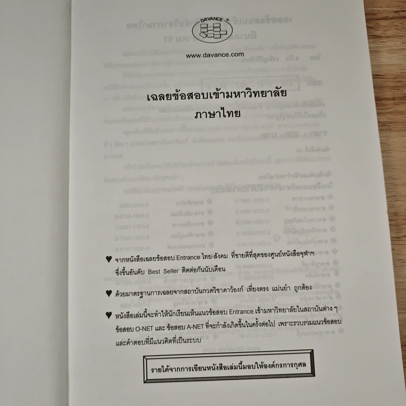 Da'Vance เฉลยข้อสอบเข้ามหาวิทยาลัย ภาษาไทย (ย้อนหลัง 11 ครั้ง) - A'Ping รูปที่ 6