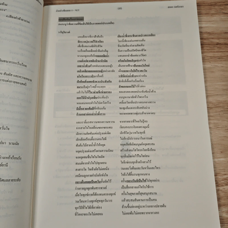 หนังสือ แนวข้อสอบและแบบทดสอบภาษาไทย O-NET - ธเนศ เวศร์ภาดา รูปที่ 9