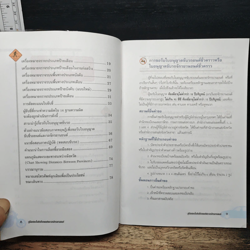 คู่มือสอบใบขับขี่รถยนต์และรถจักรยานยนต์ ฉบับสมบูรณ์ - สมปอง คงนิ่ม รูปที่ 8