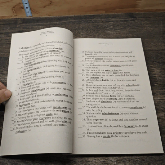 Intensive Exercises On Synonyms And Antonyms Book 1 รูปที่ 8