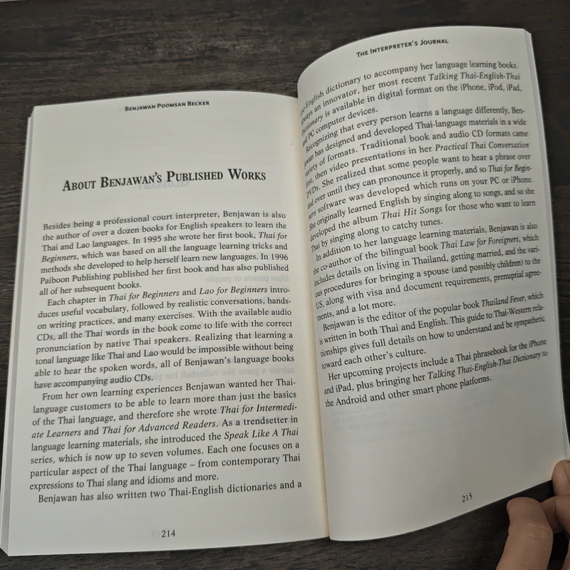 The Interpreter's Journal - Benjawan Becker รูปที่ 9
