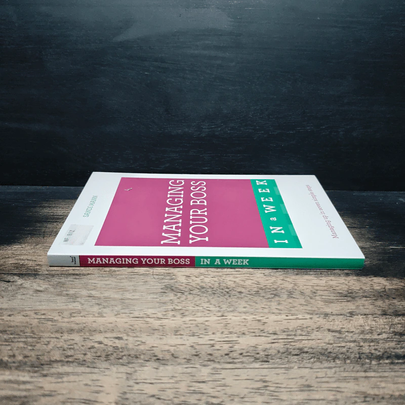 Managing Your Boss In A Week - Sandi Mann รูปที่ 3