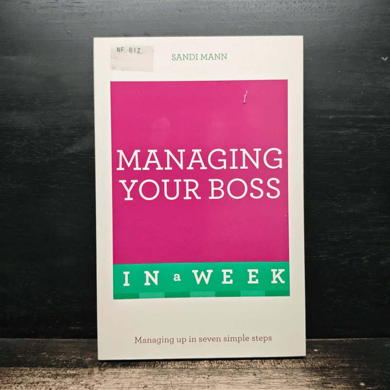 Managing Your Boss In A Week - Sandi Mann รูปที่ 1