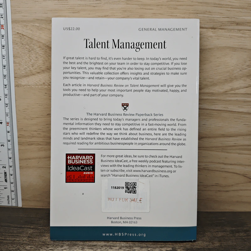 Harvard Business Review ON Talent Management รูปที่ 5