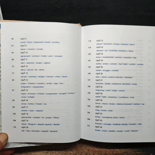 คำคล้ายในภาษาอังกฤษ English Synonyms - ร.ท.นิพนธ์ กาบสลับพล รูปที่ 8