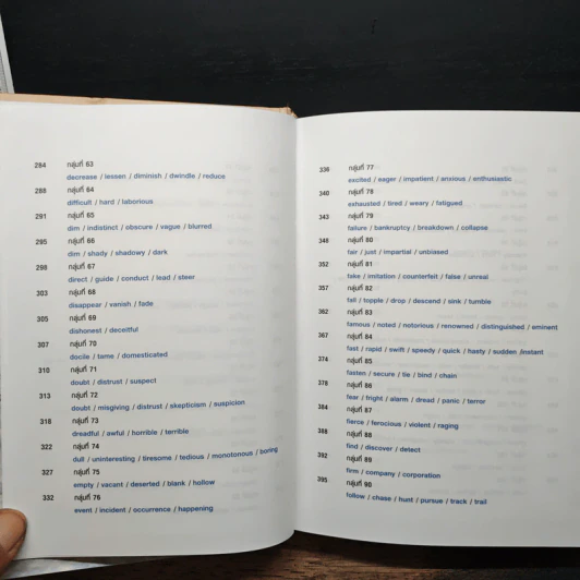 คำคล้ายในภาษาอังกฤษ English Synonyms - ร.ท.นิพนธ์ กาบสลับพล รูปที่ 10