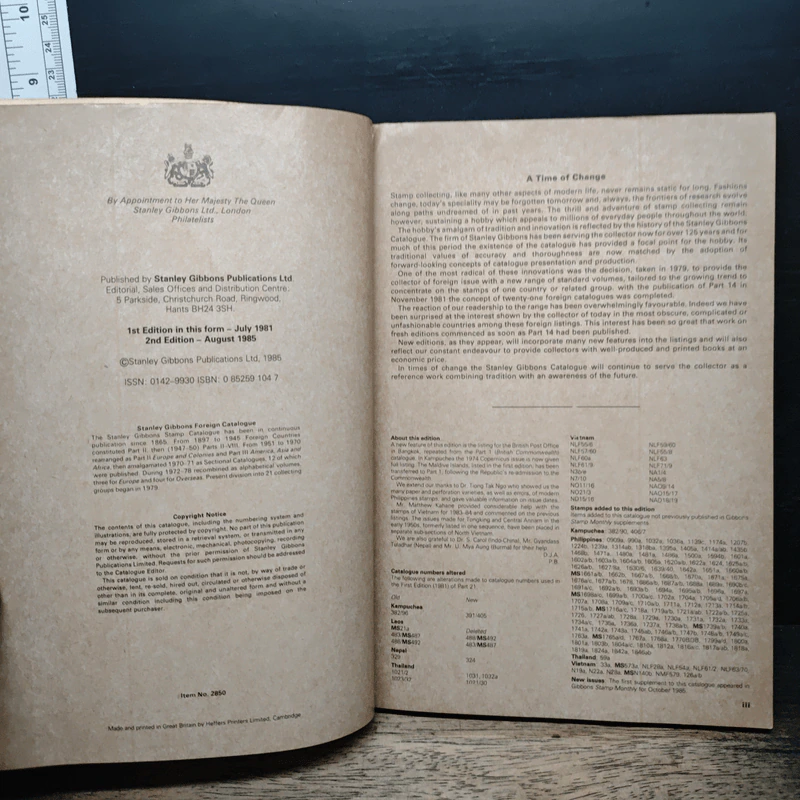 Stanley Gibbons Stamp Catalogue Part 21 South-East Asia รูปที่ 6